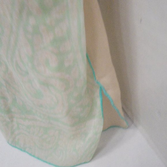 Mens Amazing Cross Stitch Embroidered Light Art Shirt PAUL ROPP 100% Silk 3 - Picture 5 of 16